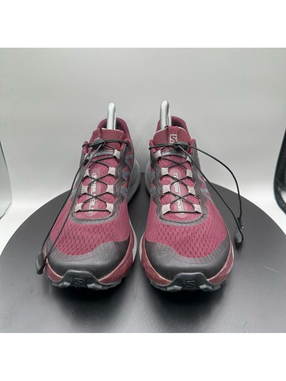 Salomon Sense Ride 4 Trail Running Shoe Sneaker Women Size 7 Wine - Picture 5 of 11